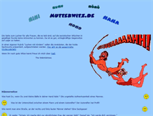 Tablet Screenshot of mutterwitz.de
